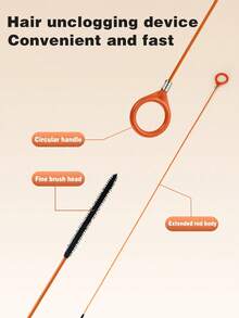 1/2/4pcs Multi-Functional Drain Cleaner Tool, Drain Pipe Clog Remover, Hair Removal, Drain Cleaning Tool, Flexible Snake Drain Opener, Effective For Clearing Clogs In Sinks, Showers, And Bathtubs - Multicolor - View 6