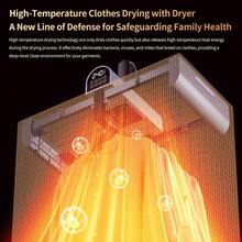 OBOVAY Przenośna suszarka do ubrań do kampera, inteligentna kontrola temperatury, szybkie suszenie, podwójny tryb, konstrukcja oszczędzająca miejsce, odpowiednia na każdą porę roku, ze zintegrowanym uchwytem, idealna w podróży, mieszkaniu, na kempingu – wydajna i praktyczna, niezbędna na kempingu | Nowoczesna technologia suszenia | Kompaktowa i przenośna - Wtyczka UE typ F (220–240 V) - Zobacz 6