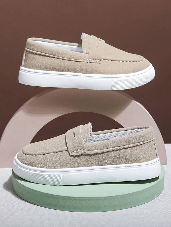 Un par de zapatos nuevos para niños para la temporada del Eid Al-Adha, zapatos escolares para niñas, zapatos de primavera y otoño para niños y niñas, zapatos con suela suave antideslizante, zapatos planos transpirables para que los niños los usen fácilmente