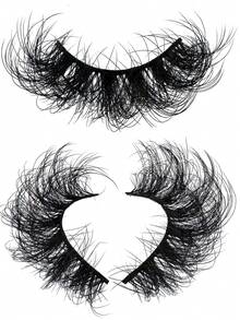 7 Pairs Faux Mink Eyelashes, Cat Eye Style, Natural Looking D-Curl Fluffy False Lashes, Naturally Thick & Fluffy Curly False Eyelashes, Dramatic Lashes Thick & Long 8D Curl Lasting Thick False Lashes To Lengthen And Volumize Eyes