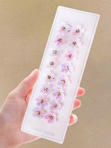 20pcs/Set Pink Flower Rhinestone Hair Clips, Essential For Wedding Season - Suitable For Girls And Women, Delicate Flower Design With Sparkling Rhinestone Accents, Radiant And Charming Luster, Compact And Elegant Size Perfect For Daily Outings, Gatherings, Photoshoots, And Wedding Parties, Cute Accessories, Looks Of Party