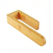 رف منشفة من البامبو 1/2 قطعة ، رف منشفة خشبي معلق للحمام والمطبخ ، رف منشفة حديث مثبت على الحائط