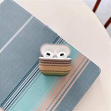Carbon Fiber Striped Protective Case Compatible With Airpods Pro 3, 4/3, 1/2, Pro 2 - Multicolor - View 10
