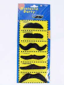 Christmas Realistic Self-Adhesive Fake Beard And Eyebrows, Role Play And Holiday Party Beard Decorations, Photo Props, Funny Beard Costume - Funny Gentleman With Yellow Beard - View 11