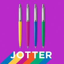 Jotter Originals Ballpoint Pen Collection Assorted Retro Finishes Medium Point Black Ink 4 Count