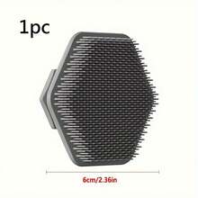 1 pieza Cepillo facial de silicona suave - Almohadilla de limpieza facial exfoliante suave y masajeador - Productos de baño y artículos de tocador para hombres sin adornos y de larga duración