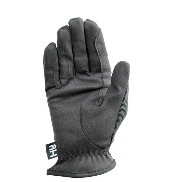 Hy Adults Every Day Riding Gloves (Black) - 100% Synthetic - (BZ564)