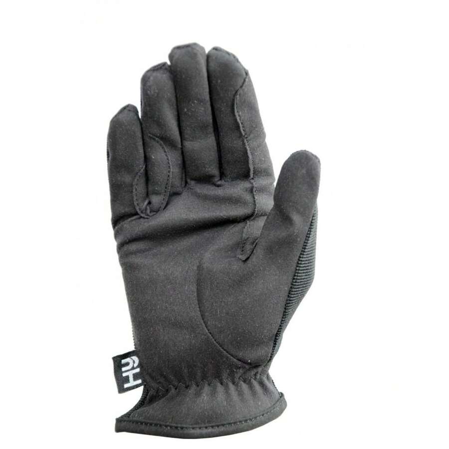 Hy Adults Every Day Riding Gloves (Black) - 100% Synthetic - (BZ564) - Black - View 1