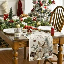 1 pièce Boule de Noël Cadeau Décoration de table de Noël avec pomme de pin, décoration de table de cuisine et de salle à manger pour la maison et les fêtes, taille : 13x35/13x47/13x72/13x90/13x108 pouces - Multicolore - Voir 9