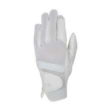 Adults Pro Performance Riding Gloves (White) - 100% Synthetic - (BZ679) - White - View 1