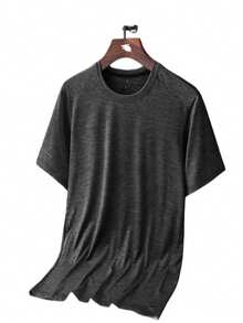 Men T-Shirts - Màu xám đen - Xem 8