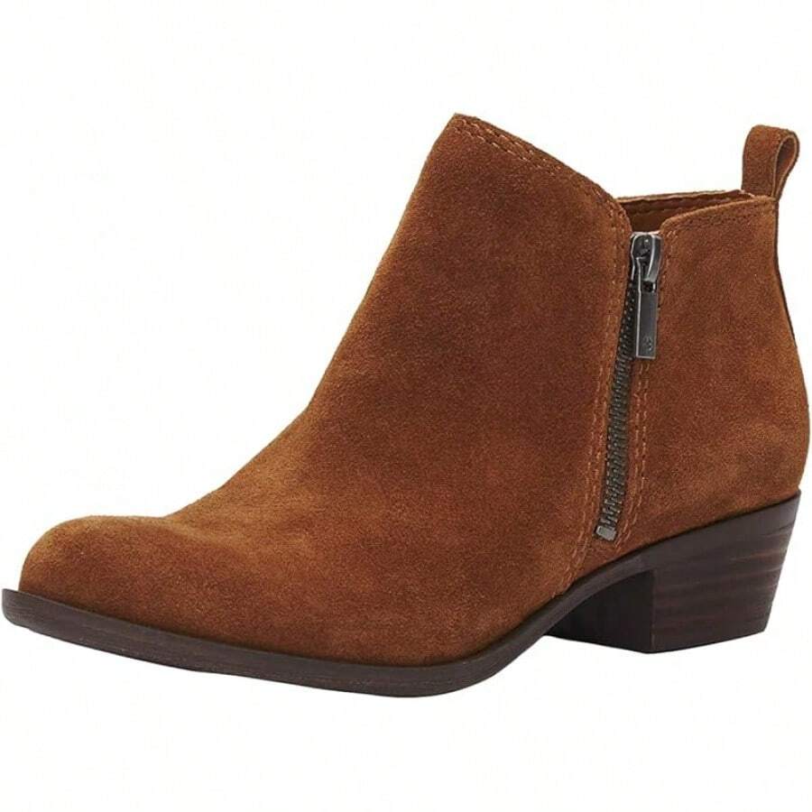 Women's Basel Ankle Bootie - Fashionable Footwear - 雪松 - 查看 1