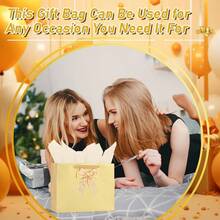 13 Motheru2019s Day Bags With Card Tissue Flower - Birthdays, Valentineu2019s, Weddings, Anniversaries, Kit Includes Card And Tissue Paper Red, 1 Piece