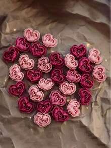 1pc New 3D Heart Flower Shaped Silicone Candle Mold DIY Handmade Gift, Holiday, Valentine's Day, Mother's Day, Home Decor Fragrance Stone Diffuser Silicone Mold - White - View 2