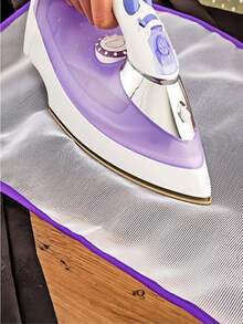 1 قطعة سجادة شبكية مقاومة للحرارة عشوائية اللون، قماش وقائي للكي، اكسسوارات كي المنزلية