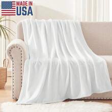 Cartoon Cute P-Plim P-Plim Blanket Warm And Soft Suitable For Bedroom Living Room Sofa Bed Office Travel Camping3.Jpg - trắng - Xem 2