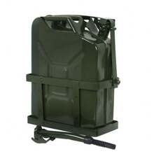 5 Gallons Jerry Can With Holder 20L Liter Steel Oil Gas Gasoline Green 702458230489 |