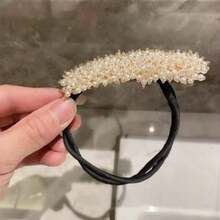 1 chiếc dụng cụ tạo búi tóc pha lê thời trang mới, dụng cụ tạo kiểu tóc búi rối, dụng cụ tạo hình búi tóc hình bánh donut, máy uốn tóc giả ngọc trai thủ công, phụ kiện tóc, phụ kiện đội đầu, phụ kiện tóc dành cho nữ - Nhiều màu - Xem 7