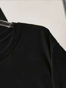 Vasco Da Gama Cruzmaltino Team Shirt Shields Vasco Men's T-Shirt 100% Cotton - 黑色2 - 查看 2