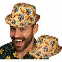 Fiestas Guirca Beer And Bottle Themed Hat For Celebrations, Party Costume For Adults, Comfortable And Fun Accessory With Beer And Drink Designs, Ideal For Parties, Themed Events And Casual Celebrations - Multicolor - View 1