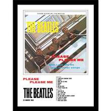 The Beatles Please Please Me Framed Print (Multicoloured) - 100% Mixed - (PM10357) - Multicolor - View 1