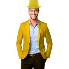 Fiestas Guirca Children's Party Hat For Boys And Girls, Colorful Festive Hat With Fun And Durable Shiny Finish, Ideal For Costumes, Carnival, Theater And School Celebrations, Colorful Accessory That Adds Fun And Style To Any Themed Event - Yellow - View 3