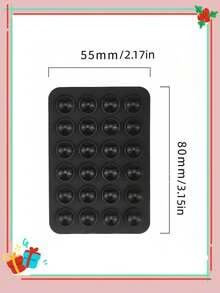 5pcs Silicone Suction Cup Phone Holder, Phone Suction Cup Stand, Sticky Phone Stand, Sticky Phone Holder, Silicone Suction Cup Phone Stand Pad, Multi-Function Suction Cup Wall Mount Bracket - Multicolor - View 7