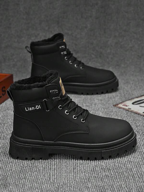 Neue vielseitige High-Top Stiefel, Lederschuhe, Arbeitsschuhe, Freizeitstiefel mit Reißverschluss, beliebte High-Top Lederstiefel mit großem Schaft, Größe 39-46