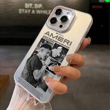 Fashionable Popular COOL Rapper Duki Creative Pattern Phone Case Suitable For  17 16e 16 15 14 13 12 11 Mini Pro Max Air X XR XSMAX 8 7 Plus Anti-Drop Matte Back Cover, Cute Phone Case, Daily Use Cover, Smartphone Accessory,  Design, Stylish Phone Cover, Uv Printed Design, Durable Material, Shockproof Case, Tech Enthusiasts,  Users - Mixed Color 1 - View 4