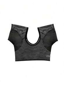 1件/2件装腋下吸汗背心，6种颜色可选，可水洗防汗背心，适合女性和女孩，黑色/白色衬衫垫，保护女性腋下，吸汗垫，透气服装 - 彩色 - 查看 14