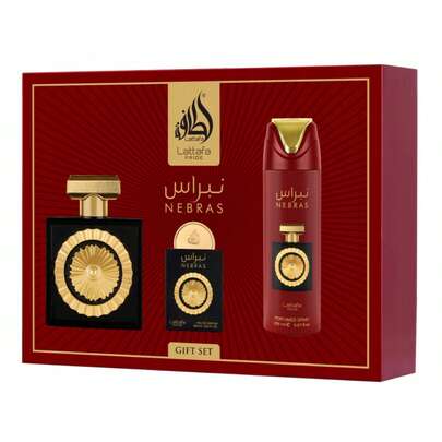  Lattafa Pride Nebras GIFTSET EDP 3 Stücke Geschenkset