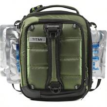 Titan High Performance Fridge Cold Expandable Insulated Lunch Box Olive Green