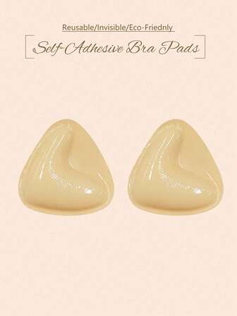 Sujetador adhesivo de silicona transpirable con relleno triangular, cubierta para pezones autoadhesiva de doble cara con pegamento, sujetadores lindos, sujetador, sujetadores lindos, Luvlette, bralette, sujetadores para mujeres, push up