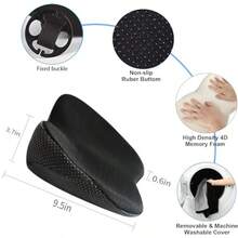 Car Seat Cushion Truck For Coccyx Tailbone Pain Relief Car Pillow For Car Seat Driver Adjustable Strap And NonSlip Bottom