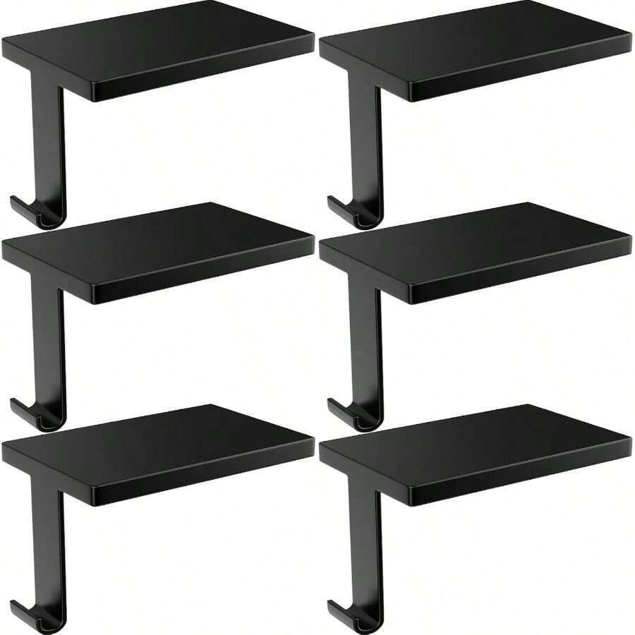 3 Pack Stocking Holder Stocking Hangers Mantel Hanging Hooks Fireplace Weighted Stand Holder Bases Xmas Party Freestanding Home Decoration Black, 3