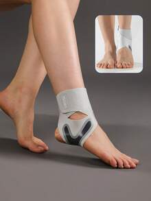 VBOSI 1 Piece Women Men Neoprene Breathable Adjustable Ankle Support Sleeve For Basketball Cycling Running - Xám - Xem 8