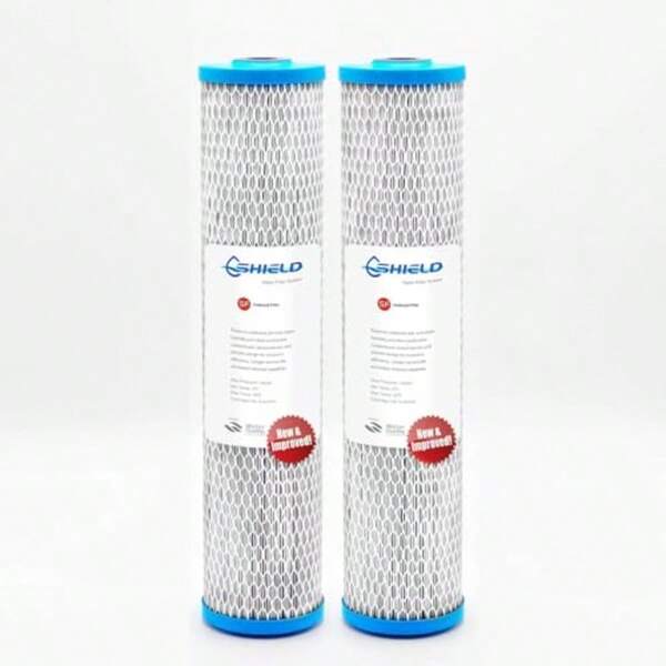 2 X 5 Micron Washable Pleated Sediment Water Filter Cartridge 20 X 4.5 Big Blue Universal Replacement For Whole House Filter