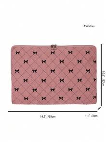 1 túi đựng máy tính xách tay 11"/13"/15" dành cho học sinh, túi đựng máy tính xách tay in hình bướm thông thường, bao da bảo vệ, túi xách tay, tương thích với Macbook, HP, ASUS, phù hợp cho bé gái, thanh thiếu niên, bé trai, sinh viên đại học, bao đựng máy tính bảng 9-15", tương thích với iPad Air 4/5, tương thích với iPad Pro bao đựng máy tính xách tay bao đựng máy tính xách tay cho nữ cho nam vật dụng thiết yếu khi đi du lịch - Hồng - Xem 11