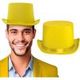 Fiestas Guirca Children's Party Hat For Boys And Girls, Colorful Festive Hat With Fun And Durable Shiny Finish, Ideal For Costumes, Carnival, Theater And School Celebrations, Colorful Accessory That Adds Fun And Style To Any Themed Event - Yellow - View 2
