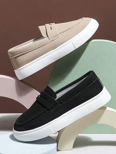 Un par de zapatos nuevos para niños para la temporada del Eid Al-Adha, zapatos escolares para niñas, zapatos de primavera y otoño para niños y niñas, zapatos con suela suave antideslizante, zapatos planos transpirables para que los niños los usen fácilmente