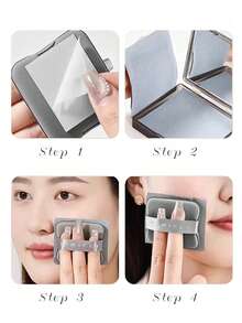 100Pcs Portable Oil Blotting Paper For Oily Skin Care,3-In-1 With Mirror, Puff, Blotting Paper, Lavender, Gardenia, Green Tea, Charcoal Natural Soft Face Tissues,Scented Facial Blotting Paper Oil Control Tissue, For Men Women Travel Supplies, Easy To Grab One,Blotting Paper,Beauty,Skin Care Products,Spa,Self Care,Skin Care Tools,Face Care,Esthetician Supplies,Skin,Face Wash,Facial