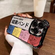 Funda de teléfono Anime Music Rock L-Lonelys R-Rocks para iPhone 17 16e 16 15 14 13 12 11 Mini Pro Max Air X XR XS Max 8 7 Plus, a prueba de golpes, transparente y suave - Colores mezclados - Ver 2