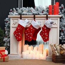 3 Pack Round Stocking Holders Metal Mantel Stockings Hangers Fireplace Shelf Garland Mantle Grips Set Xmas Party Decoration Black, 3