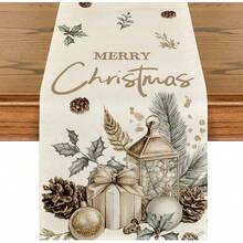 1 pièce Boule de Noël Cadeau Décoration de table de Noël avec pomme de pin, décoration de table de cuisine et de salle à manger pour la maison et les fêtes, taille : 13x35/13x47/13x72/13x90/13x108 pouces - Multicolore - Voir 3