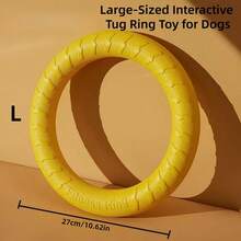 1PC Silicone Dog Toy Ring, Interactive Small Tug Ring, Teething Toy For Dogs, Suitable For Large And Small Breeds, Bite-Resistant Dog Toy, Teeth-Friendly, Recommended Gift For Graduation Season, Dog's Birthday Party, Christmas And Halloween
