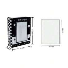 1 pieza Álbum de fotos de gato lindo de PU, Libro de almacenamiento de tarjetas de fotos mini K-Pop, Álbum de fotos de estilo INS para tarjetas de 3-3.5 pulgadas, Adecuado para la colección de mercancía de estrellas/anime