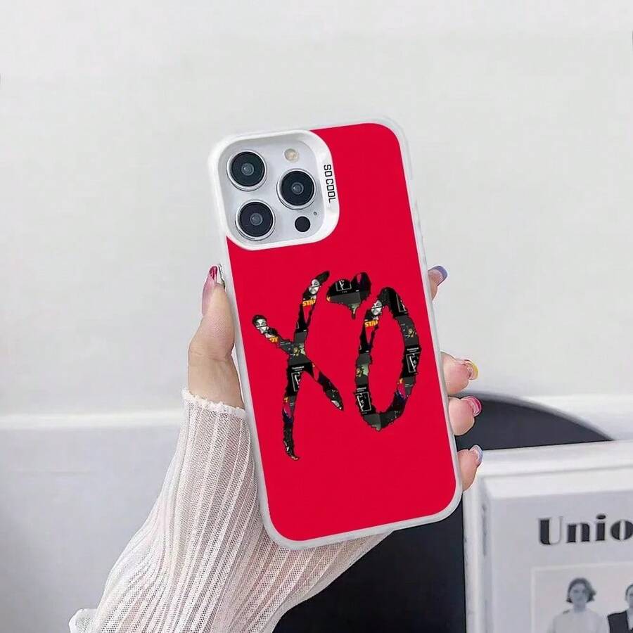The W-Weeknd XO Phone Case compatible with  16 15 14 13 12 11 Pro Max Plus Color Shockproof Back Silver Cover,Cover Compatible With Funda Para  17, Funda Para  17 Pro, Funda Para  17 Pro Max, Cover compatible with funda  17 pro max, funda  17 pro, funda  17, funda  16, funda  16 pro max, funda  15 - z1 - Ver 1