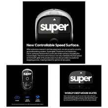 Superglide Glass Mouse Skates G Pro X Superlight 2 Type - C, Black - Polished Smooth Glide, Durable Mouse Feet - 黑色 - 查看 1