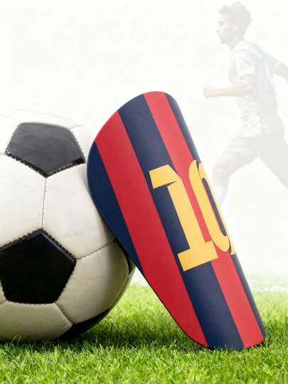 WRELS 1 par de caneleiras adultas reforçadas e duráveis com mini número de estrela