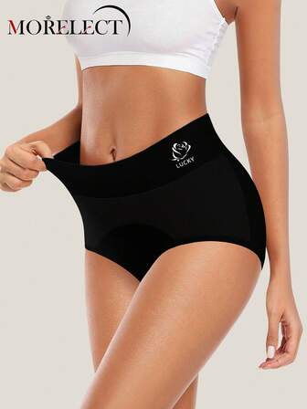 Morelect 1 pièce Culotte menstruelle étanche pour femmes, culotte triangulaire confortable